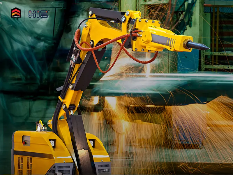 HANTAI-firesleeve-for-robotic-arm---robotic-arm-cables-high-temperature-working-environment-protection