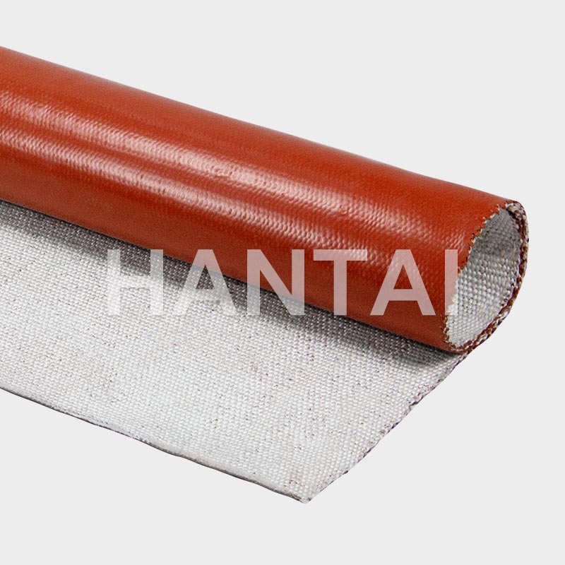 Silicone Coated Fiberglass Fabric(Coating on one side) - Hantai Fire  Sleeve, Fire Resistant Sleeves, Pyrojacket Alternative, Firesleeve  Manufacturer And Supplier