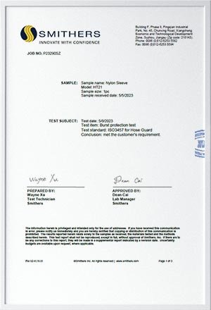 Burst-Protection-Test-ISO-3457--HANTAI-Nylon-Sleeve