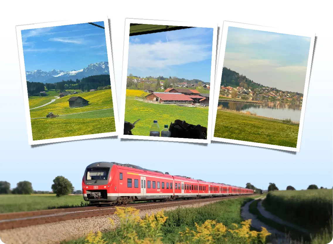 Germany’s countryside was ablaze with springtime beauty