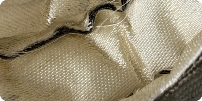 Economic silica fabric with aluminum foil