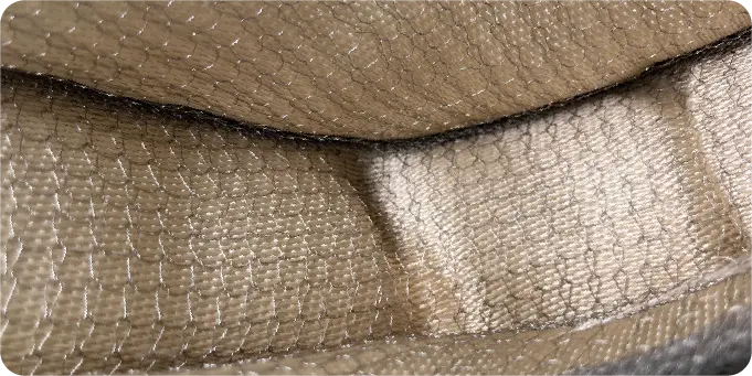 Steel mesh + Premium Silica Fabric