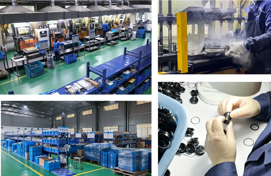 silicone-rubber-seals-manufacturing-process-workshop